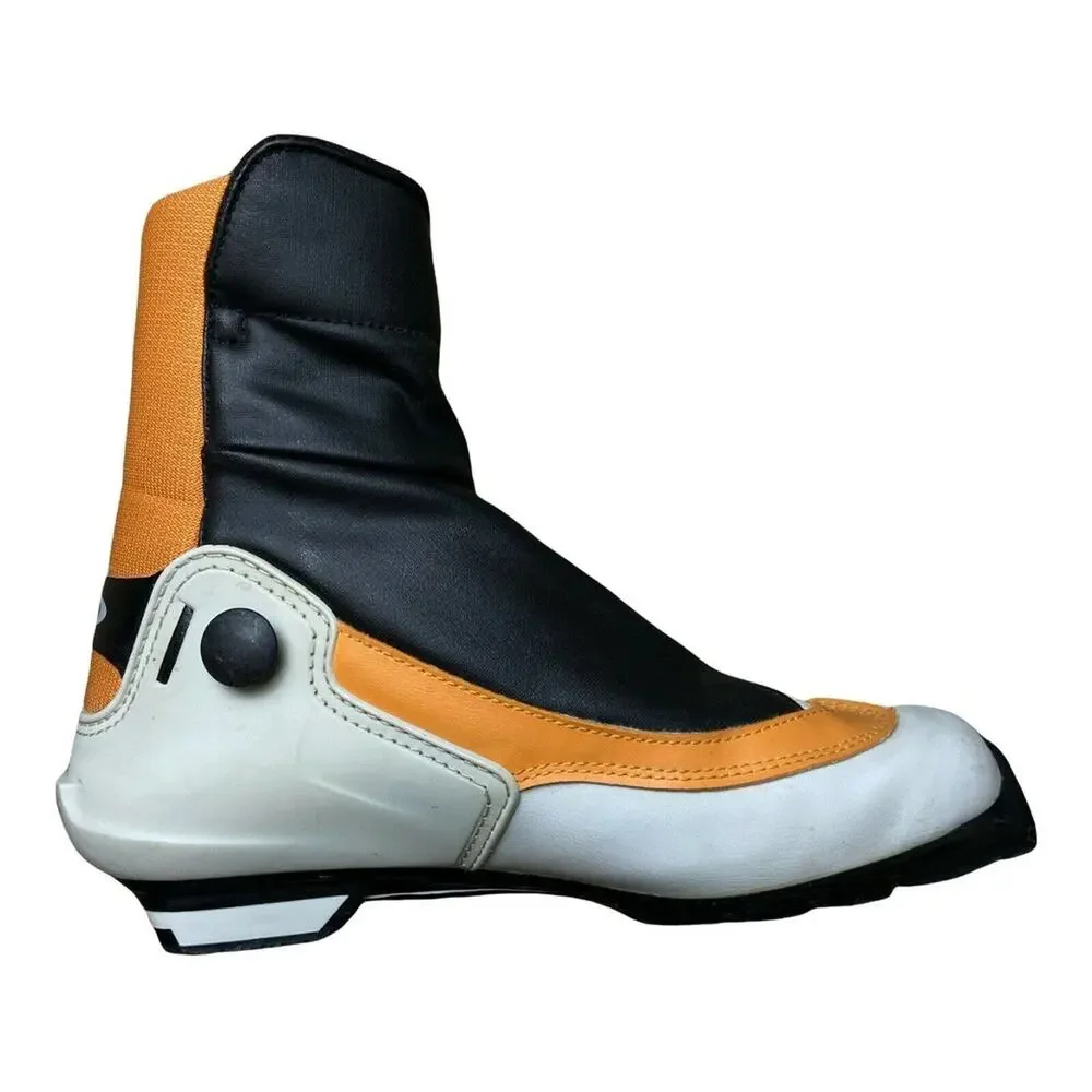 Womens Orange Salomon Vitane 8‎ CL Auto Fit Skate Ski Boots Size 6